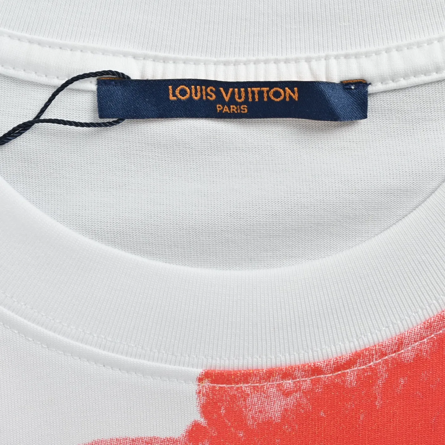Louis Vuitton/Louis Vuitton ink painted smudged short sleeves